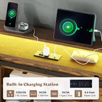Divano letto gemello con rotelle e luci a LED