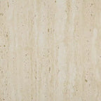 Tavolino d'appoggio Beige in Ceramica con Gambe a Forcina