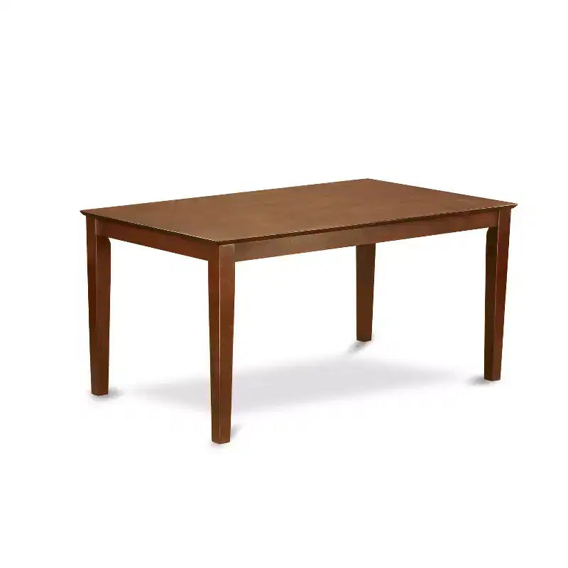 Tavolo da Pranzo Rettangolare 36x60 con Piano in Legno Massello