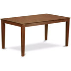Tavolo da Pranzo Rettangolare 36x60 con Piano in Legno Massello