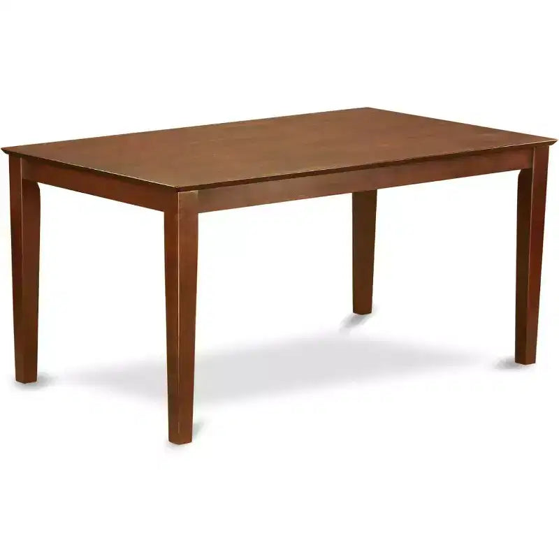 Tavolo da Pranzo Rettangolare 36x60 con Piano in Legno Massello