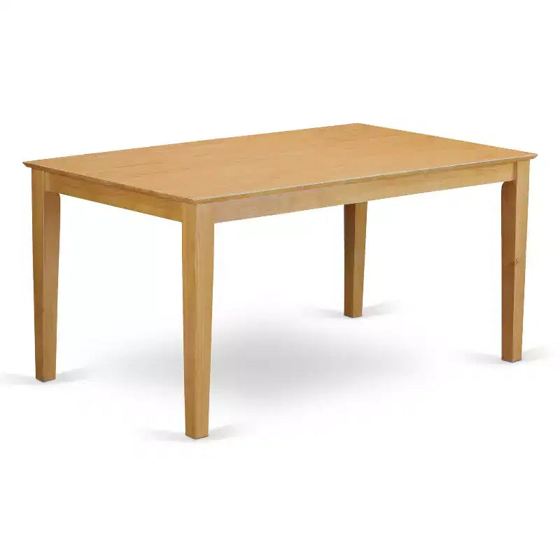 Tavolo da Pranzo Rettangolare 36x60 con Piano in Legno Massello
