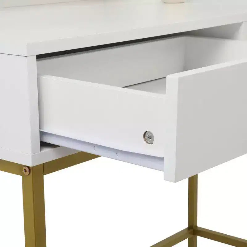 Set Toeletta con Specchio Illuminato e Cassetti Contenitori