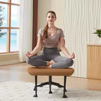 Sedia ergonomica incrociata – Sedia girevole in pelle PU con supporto lombare