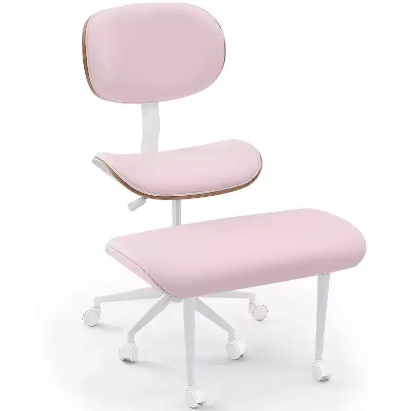 Sedia ergonomica incrociata – Sedia girevole in pelle PU con supporto lombare