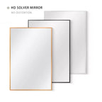Specchio da parete rettangolare con cornice sottile in alluminio, 36 in. A x 24 in. L