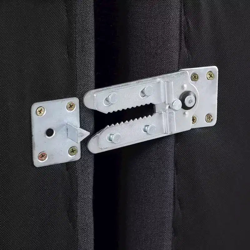 Sedia senza braccioli in tessuto effetto lino