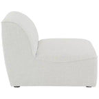 Poltrona accent senza braccioli modulare – Rivestimento in lino testurizzato
