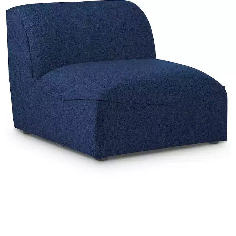 Poltrona accent senza braccioli modulare – Rivestimento in lino testurizzato