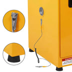 Armadio di sicurezza per liquidi infiammabili – 17 x 17 x 22 pollici, 1 anta, ripiano regolabile