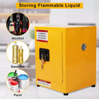 Armadio di sicurezza per liquidi infiammabili – 17 x 17 x 22 pollici, 1 anta, ripiano regolabile