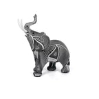 NotArt Graffiti Colorful Resin Elephant Figurine - Water Transfer Printed Home Decor for Living