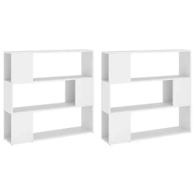 Libreria Divisoria – Legno Composito Bianco, 100x24x188 cm