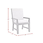 Set di 2 Poltrone Imbottite con Borchie Decorative