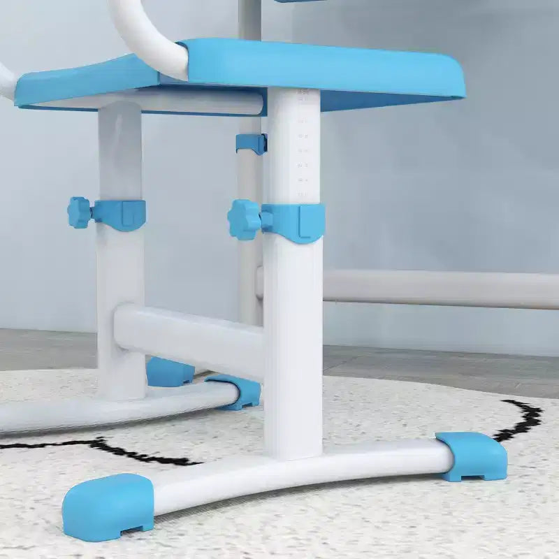 Set Tavolo e Sedie per Bambini con Lampada LED USB e Cassetto Contenitore