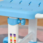 Set Tavolo e Sedie per Bambini con Lampada LED USB e Cassetto Contenitore