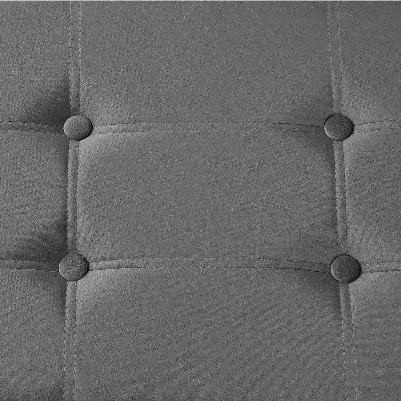 Panca Pouf Contenitore Pieghevole in Velluto da 43" con Cofanetto Giocattoli, Supporta fino a 300 kg
