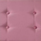 Panca Pouf Contenitore Pieghevole in Velluto da 43" con Cofanetto Giocattoli, Supporta fino a 300 kg